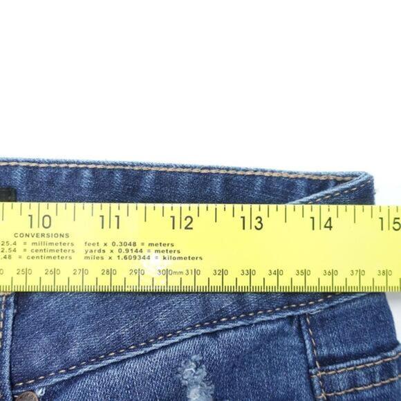 Harper Jeans Women's 29 Blue Denim Floral Stretch 5-Pockets Embroidered Skinny‎ - Picture 6 of 8